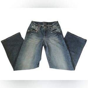 Bluespice Junior Woman Flare Jeans in Classic Blue